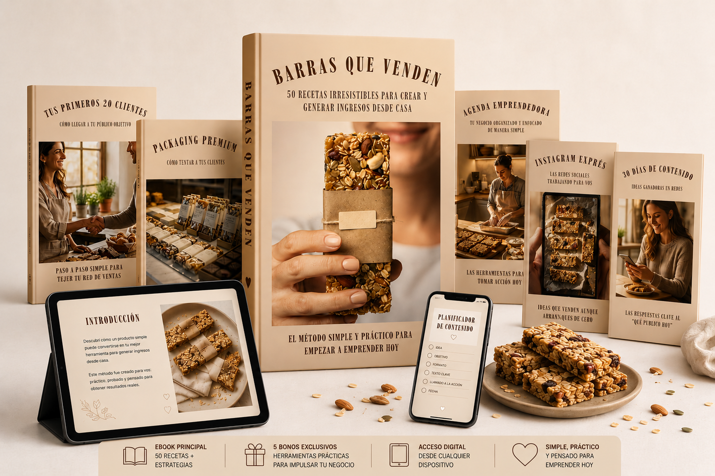 Barras que Venden: 50 recetas irresistibles para emprender desde casa