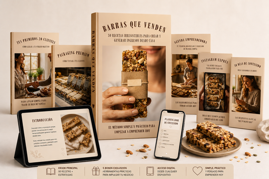 Barras que Venden: 50 recetas irresistibles para emprender desde casa